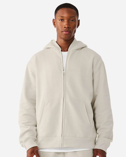 BELLA + CANVAS Unisex 10 oz Full-Zip Hoodie Sweatshirt 4739 #colormdl_Dust