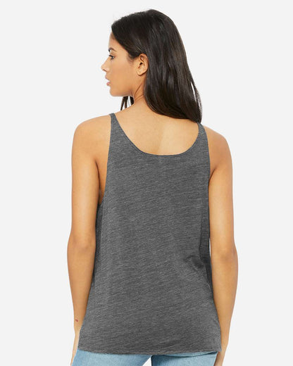 BELLA + CANVAS Women's Slouchy Tank 8838 #colormdl_Asphalt Slub