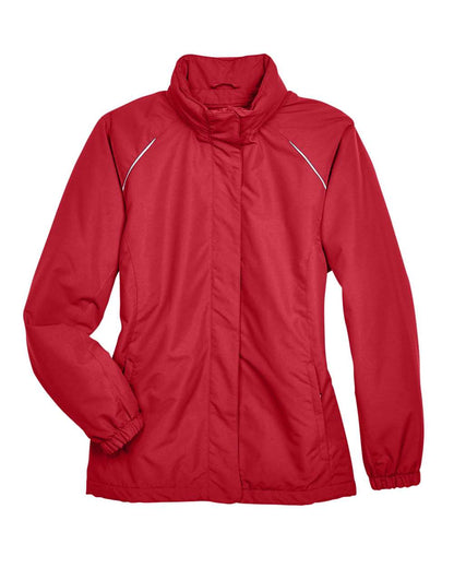CORE365 Women's Profile Fleece-Lined All-Season Jacket 78224 #color_Classic Red
