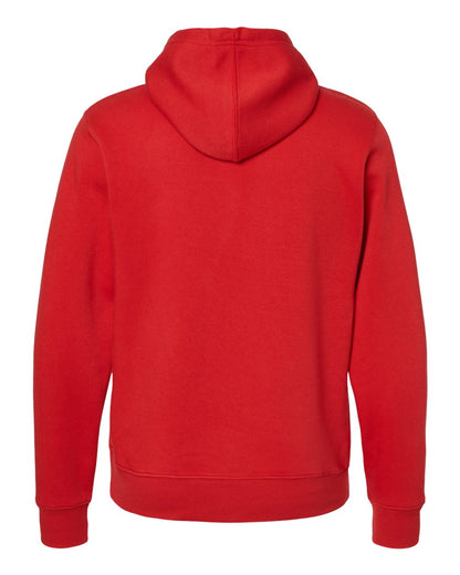J. America Men's Triblend Fleece Hooded Sweatshirt 8871 #color_Red Solid