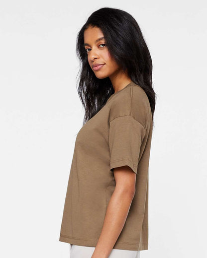 LAT Relaxed Crew Tee 3520 #colormdl_Coyote Brown