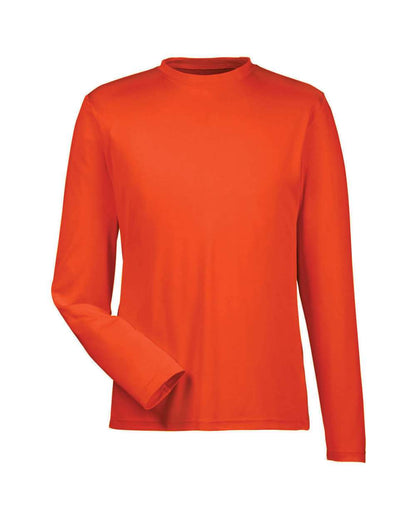 Team 365 Men's Zone Performance Long Sleeve T-Shirt TT11L #color_Sport Orange