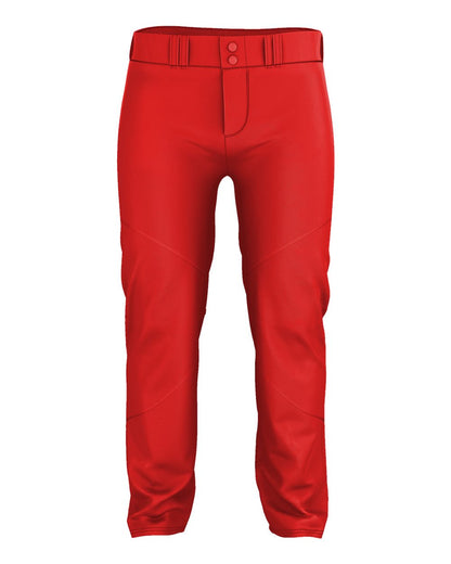 Alleson Athletic Youth Crush Premier Baseball Pants 655WLPY #color_Red