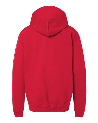 Gildan Softstyle® Youth Midweight Hooded Sweatshirt SF500B #color_Red