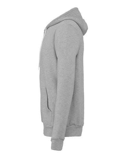 BELLA + CANVAS Sponge Fleece Full-Zip Hoodie 3739 #color_Athletic Heather