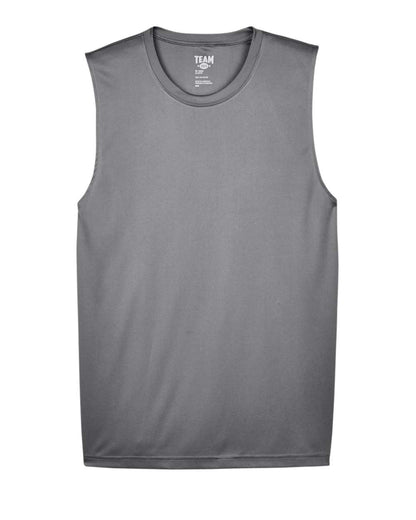 Team 365 Men's Zone Performance Muscle T-Shirt TT11M #color_Sport Graphite