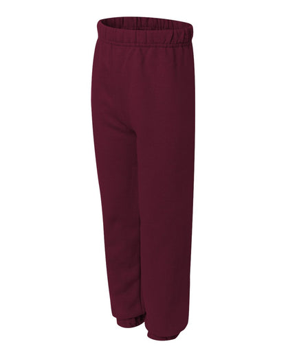 JERZEES Youth NuBlend® Sweatpants 973BR #color_Maroon