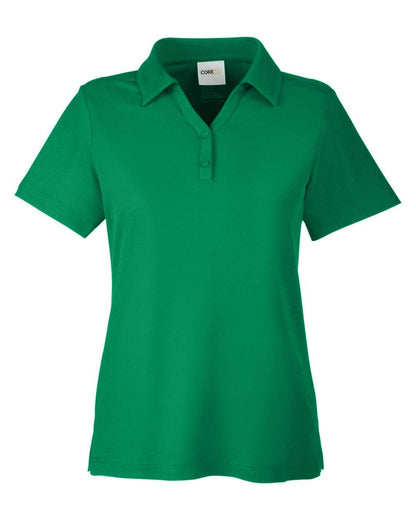 CORE365 Women's Fusion ChromaSoft™ Pique Polo CE112W #color_Kelly Green