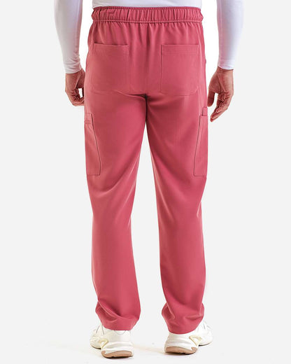Onna Men's Relentless Stretch Cargo Scrub Pants NN500 #colormdl_Calm Pink
