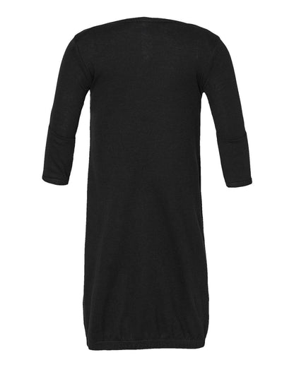 Rabbit Skins Infant Baby Rib Layette 4406 #color_Black