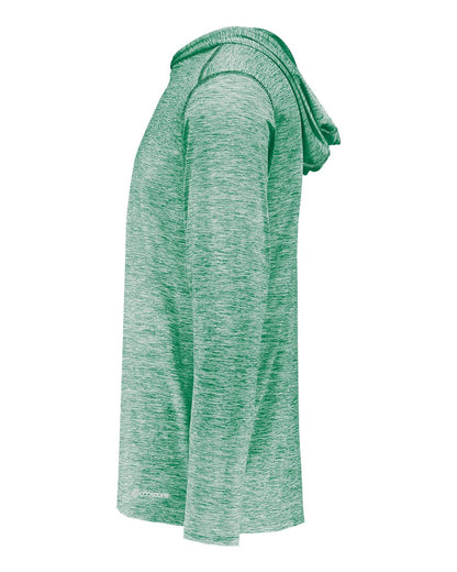 Holloway Men's Electrify CoolCore® Hooded Sweatshirt 222589 #color_Kelly Heather
