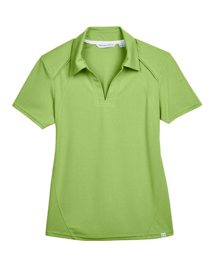 North End Women's Recycled Polyester Performance Pique Polo 78632 #color_Cactus Green