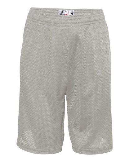 C2 Sport Youth Mesh Shorts 5209 #color_Silver