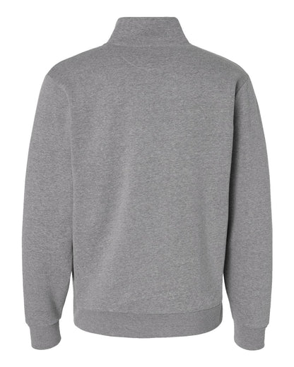 Next Level Fleece Quarter-Zip Pullover 9643 #color_Heather Grey