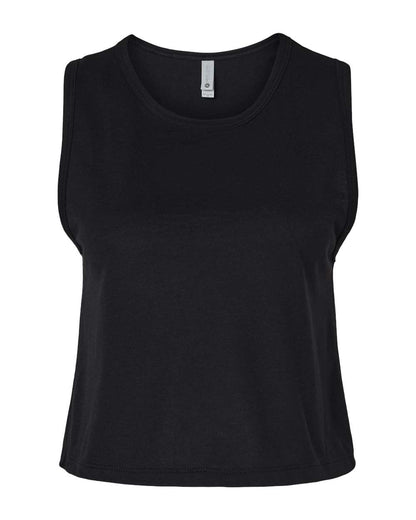 Next Level Women's Festival Crop Tank 5083 #color_Black