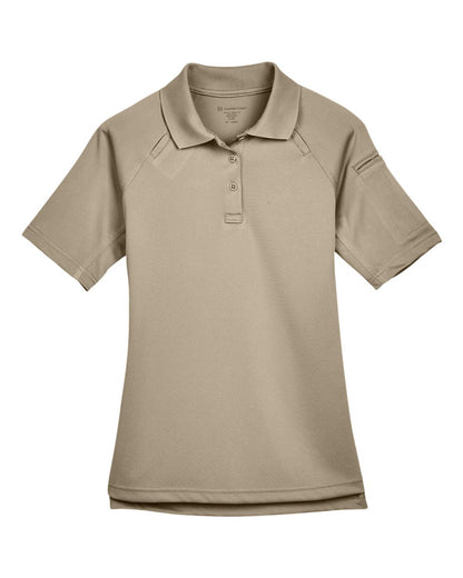 Harriton Women's Advantage Tactical Polo M211W #color_Desert Khaki
