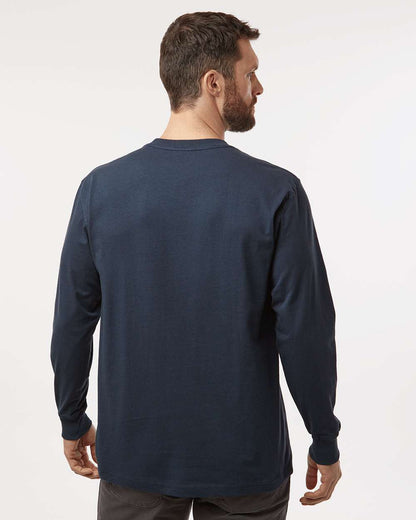 Dickies Men's Tall Traditional Heavyweight Long Sleeve T-Shirt WL50T #colormdl_Dark Navy
