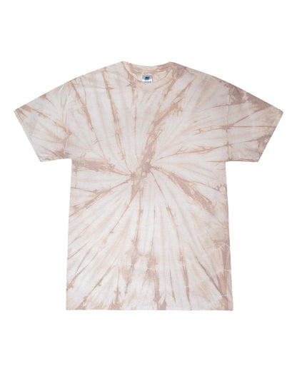 Colortone Youth Multi-Color Tie-Dyed T-Shirt CD1000Y #color_Spider Taupe