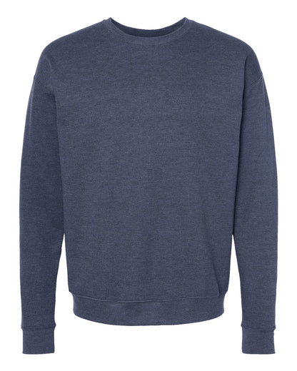 Tultex Fleece Crewneck Sweatshirt 340 #color_Heather Denim