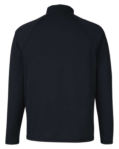 North End Men's Revive Coolcore® Quarter-Zip Pullover NE410 #color_Black