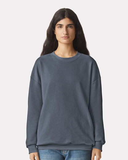 American Apparel Unisex ReFlex Fleece Crewneck Sweatshirt RF496 #colormdl_Asphalt