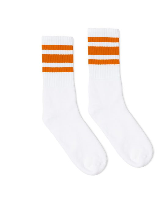 SOCCO USA-Made Striped Crew Socks SC100