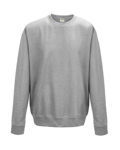 AWDis Unisex College Crewneck Sweatshirt JHA030 #color_Heather Grey