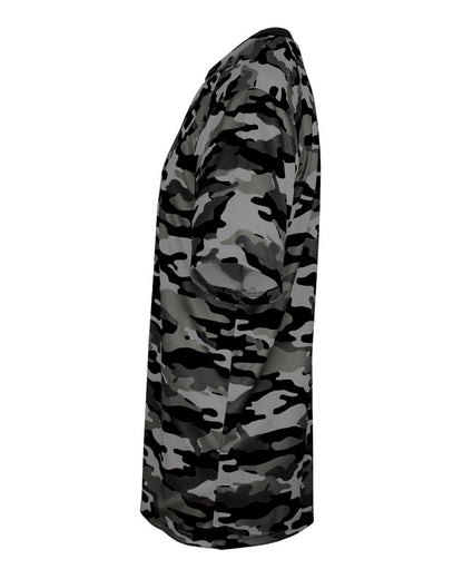 Badger Men's Camo T-Shirt 4181 #color_Black