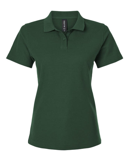 AllPro Women's Pique Polo 62800L #color_Forest Green