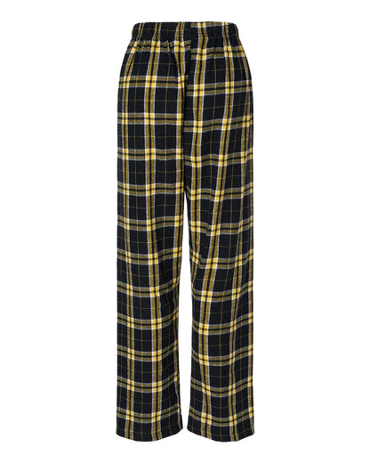 Boxercraft Women's Haley Flannel Pants BW6620 #color_Black/ Gold
