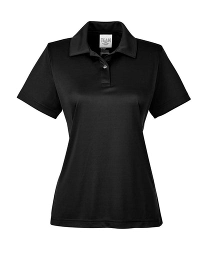 Team 365 Women's Zone Performance Polo TT51W #color_Black