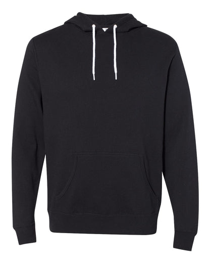 Independent Trading Co. Unisex Lightweight Hooded Sweatshirt AFX90UN #color_Black