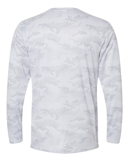 Paragon Unisex Pompano Performance Camo Long Sleeve T-Shirt 217 #color_White