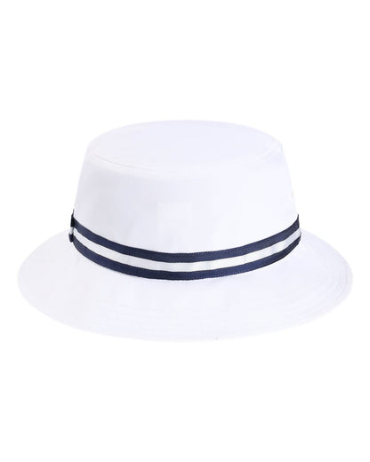 Imperial The Oxford Performance Bucket Hat 1371P #color_White/ Navy