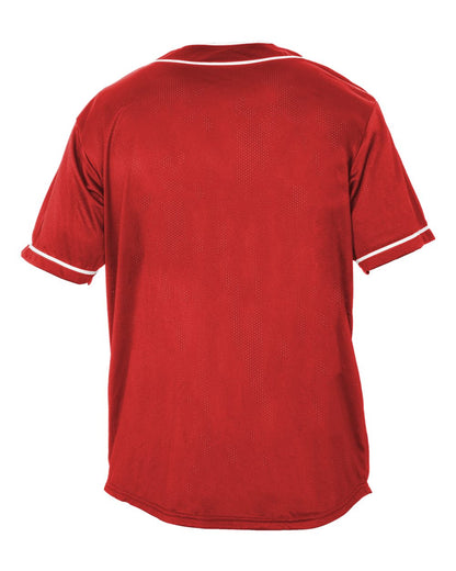 Alleson Athletic Youth Diamond Jersey 52MBBJY #color_Red/ White