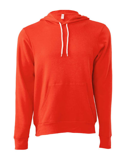 BELLA + CANVAS Sponge Fleece Hoodie 3719 #color_Poppy