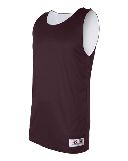 Badger B-Core Reversible Tank Top 4129 #color_Maroon