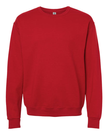 JERZEES Unisex Ultimate CVC Crewneck Sweatshirt IC48MR #color_True Red