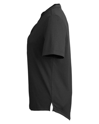 North End Women's Replay Recycled Polo NE102W #color_Black