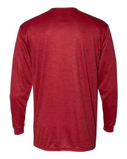 Badger Tonal Blend Long Sleeve T-Shirt 4174 #color_Red Tonal Blend