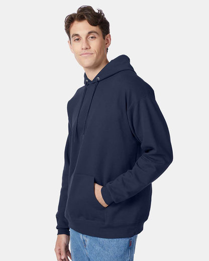 Hanes Unisex EcoSmart® Hooded Sweatshirt P170 #colormdl_Navy