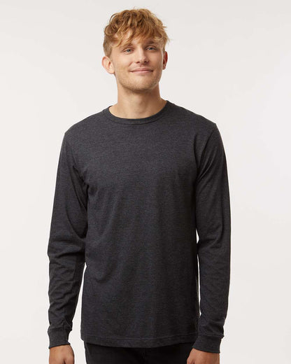 Tultex Unisex Fine Jersey Long Sleeve T-Shirt 202LS #colormdl_Heather Graphite