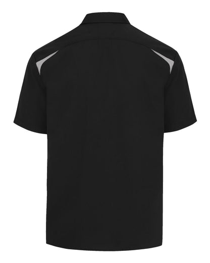 Dickies Men's Tall Short Sleeve Performance Team Shirt 05T #color_Black/ Smoke