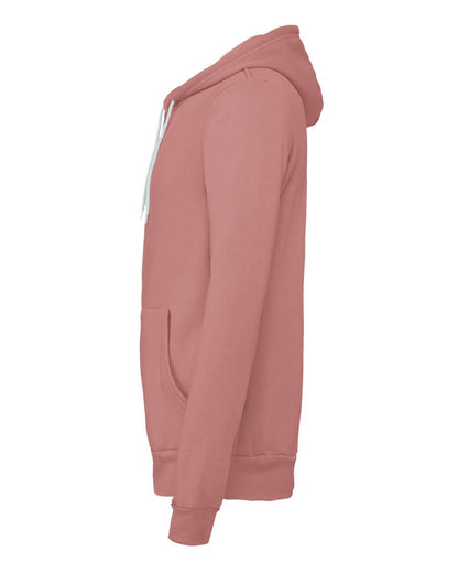 BELLA + CANVAS Sponge Fleece Full-Zip Hoodie 3739 #color_Mauve