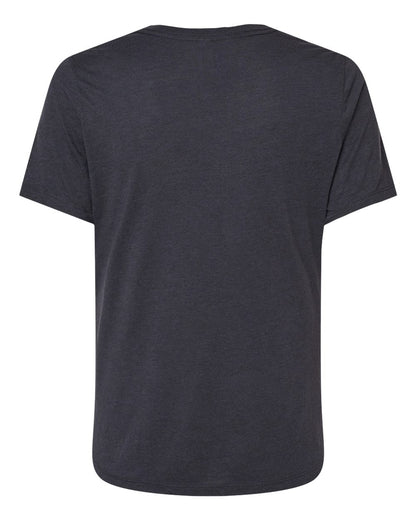 BELLA + CANVAS Women’s Relaxed Fit Triblend Tee 6413 #color_Solid Dark Grey Triblend