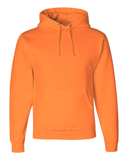 JERZEES Unisex Super Sweats NuBlend® Hooded Sweatshirt 4997MR #color_Safety Orange