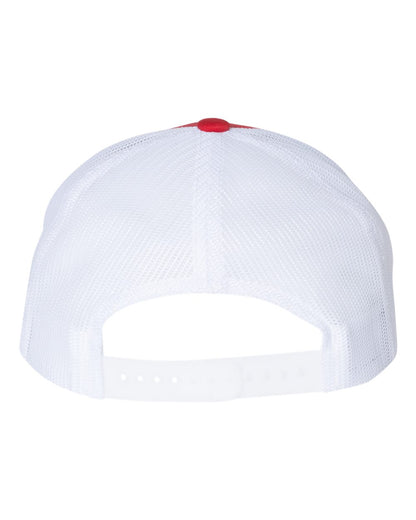 Richardson Low Pro Trucker Cap 115 #color_Red/ White