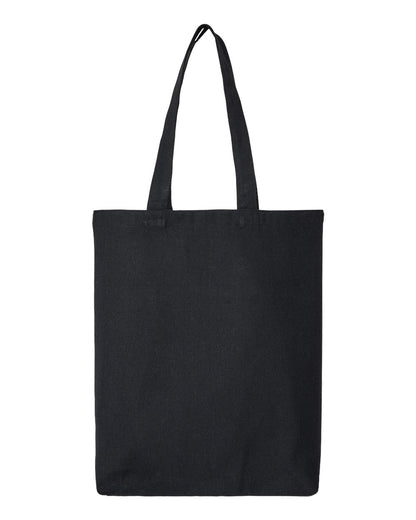 OAD Midweight Recycled Gusseted Tote OAD106R #color_Recycled Black