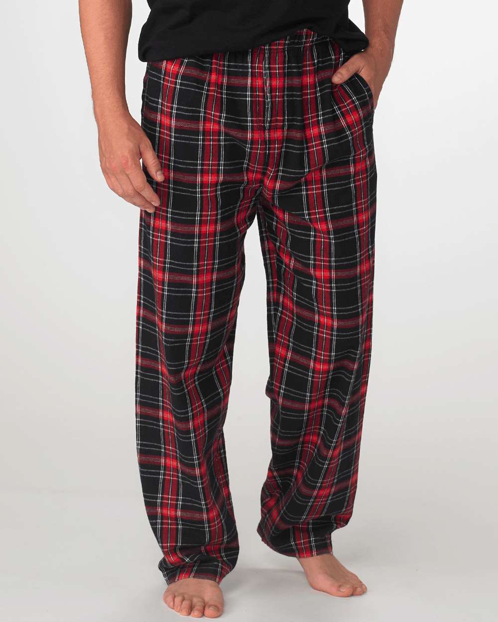 #colormdl_Black/ Red Kingston Plaid