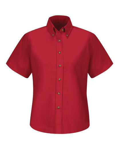 Red Kap Women's Poplin Dress Shirt SP81 #color_Red